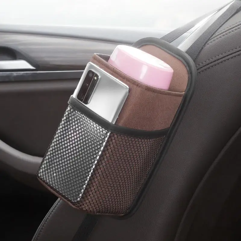 Car Water Cup Storage Bag Auto Drink Bottle Holder Bag Multifunctional Storage Water Bottle Holder For Cup Water Bottle 